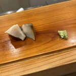 鮨竹 - 蒸し鮑(絶品です♪出来ればもう少し大き目が…)