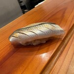 鮨竹 - 小肌(優しい味わいで美味)