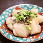 ルッカ - 生ホタテの塩こぶ和え