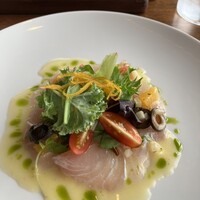 The Blue Room - カンパチのカルパッチョ