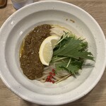 川川うどん - 冷やしキーマカレーうどん(¥700)