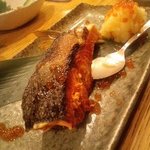 原始焼・二代目・魚々子 - イクラがかかった焼き鮭