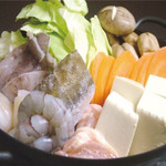 Yakinikutei Katsura - 海鮮ちゃんこ鍋です。