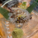 地酒と貝料理 海鮮浜焼き 浜や - 車海老の造り