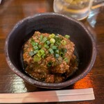 酒場かんかん - お通しはミニ麻婆豆腐