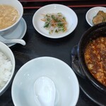 中国料理 天龍 - 麻婆豆腐セット