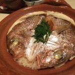 茶屋 青柳 - 名物 鯛ごはん