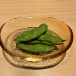浅草壽司清 - 枝豆(　ﾟдﾟ)