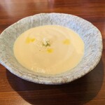とんかつ ますいや - 気まぐれポタージュスープ。