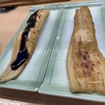 寿司本家 - 1本焼き穴子　タレ　塩