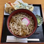 道のレストランはっぽう - 天ぷらそば（1,100円）
