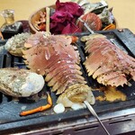 ししくい - うちわえび、あわび