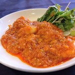 赤坂 四川飯店 - エビチリ