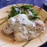 赤坂 四川飯店 - トリュフ入り豆乳エビマヨ