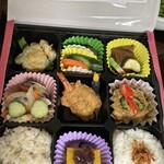 弁当･懐石の店 柳澤 - 月替わり弁当　8月「朝顔弁当」　1100円（税別）