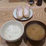 とんかつ成蔵 - ご飯､豚汁