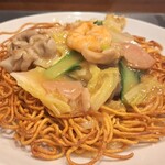 上海飯店 - カタ焼きそばだね