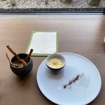 FUFU Karuizawa Yoko No Kaze - 五郎兵衛米コシヒカリのムース　あおり烏賊　オクラ　ミョウガ