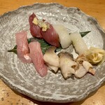 飛勘水産 鮨 一華 - お好みで選んだ 握り (◍ ´꒳` ◍)b