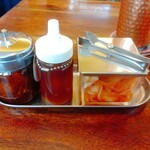 印度料理シタール - 卓上の調味料