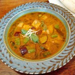 印度料理シタール - 白身魚の夏野菜カレー