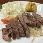 民宿 くじら - 豊後黒毛和牛サーロインステーキ