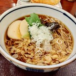 手打ちそば ニ丘 - 揚げ玉蕎麦@¥1030