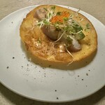 maison tacos - 炙りマグロとアボカド(わさび醤油)