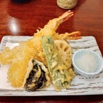 手打ちそば ニ丘 - 海老天@¥780