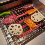天神黒毛流 焼肉 参星 - 