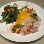 maison tacos - 本日のセビーチェ(真鯛と帆立)