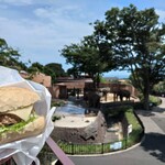 エレファントカフェ - かみねバーガー(650円、年パス特典で100円引き)