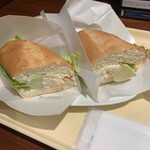 ドトールコーヒーショップ - エビ・アボガド・サーモン　590円