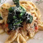 エミリア - 桜エビと菜の花のオレキエッテ