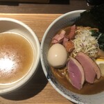 鴨出汁中華蕎麦 麺屋yoshiki - 鴨のまぜそばつけ麺（カレー）