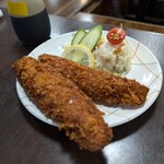 若鶏時代 なると 本店 - これも食べたかった、ほっけフライ!!(税込550円)