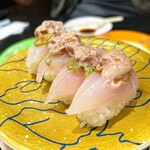 廻る富山湾 すし玉 - カワハギ