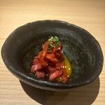 炭火焼肉 なかはら - 「ユッケ」この頃お店でめったにお目にかかれなくなってしまいました。大好きなのに！