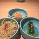 炭火焼肉 なかはら - ナムル3種