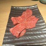 炭火焼肉 なかはら - ⑤腕の部分にあたる「トウガラシ」呼び名の由来は不明ですが、もちろん全く辛くはないです。