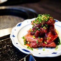 東京焼肉 平城苑 銀座5丁目店 - 切り落としの肉増しは、ボリューム感があります