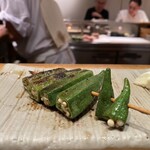 鳥しき - オクラ