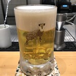 餃子といえば芭莉龍 - 生ビール