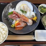 食事処 海ほたる - 刺身定食　¥1,300