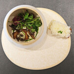 Simplicité - ランチコース 12100円 のセルベルドカニュ スーナ メカジキ