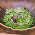 Simplicité - ランチコース 12100円 のうこぎ ヨーグルト添え