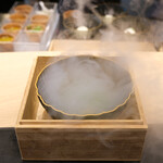 Simplicité - ランチコース 12100円 のうこぎ ヨーグルト添え