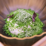 Simplicité - ランチコース 12100円 のうこぎ ヨーグルト添え