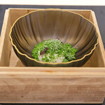 Simplicité - ランチコース 12100円 のうこぎ ヨーグルト添え