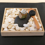 Simplicité - ランチコース 12100円 のオリーブ／海苔